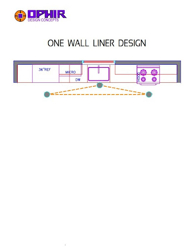 One Wall Liner Kitchen Design